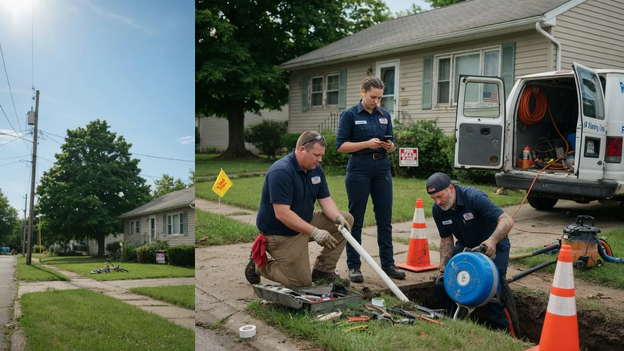 Sewer Line Repair in Palestine, IL near me